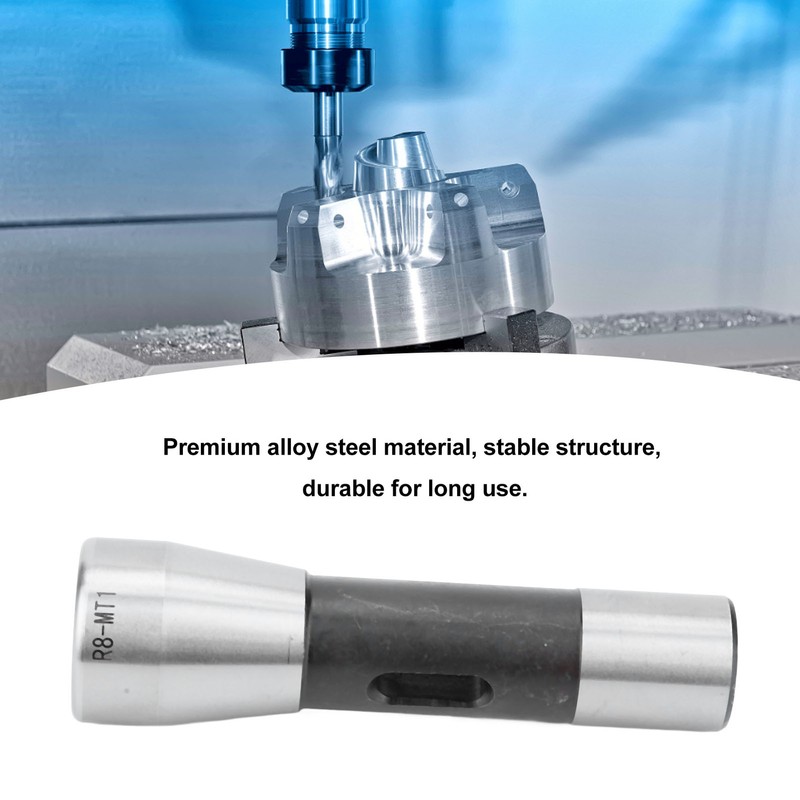 Morse Taper Drill Sleeve R8 to MT1 Reducing Spindle Adapter