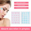 42pcs Pimple Healing Patches Reduce Swelling Diminish Blemishes Heart Shaped