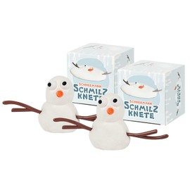 Liebeskummerpillen Snowman Melting Clay Pack of 2 | for Advent Calendar to Fill Yourself or as a Santa Gift