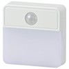 Ohm NIT-ALA6JSQ-WN 06-0148 LED Motion Sensor Night Light for Indoor