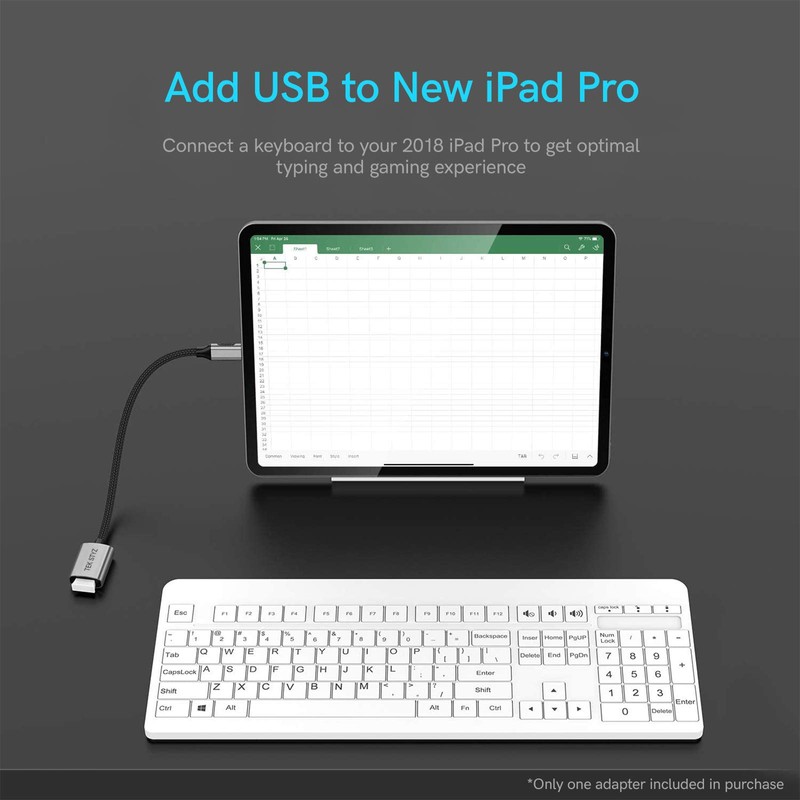 Tek Styz USB-C USB 3.0 Adapter Works for GoPro MAX