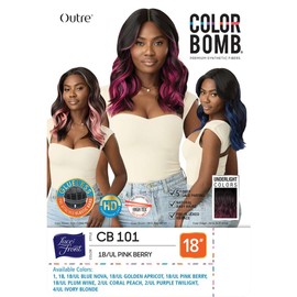 Outre Lace Front Wig - Color Bomb - CB 101 (1B/UL GOLDEN APRICOT)