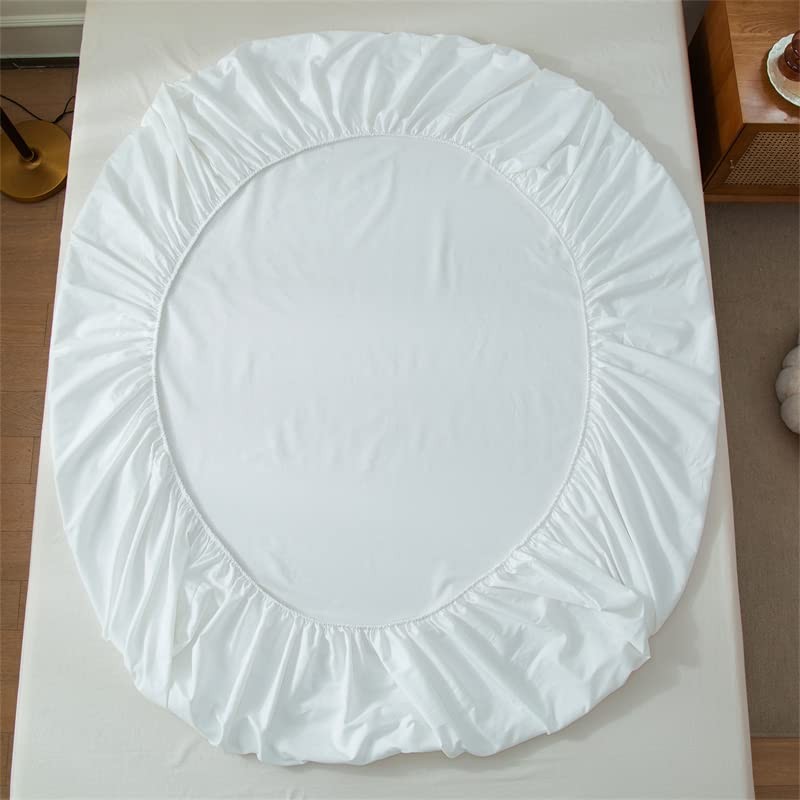 Fitted Sheet - Soft Brushed Microfiber - Deep Pockets, Shrinkage