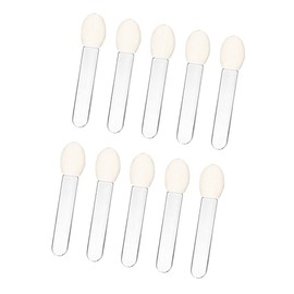 10 Pcs Transparent Eyeshadow Applicator Eyeshadow Brush Makeup Tools, Sponge ened and Attractive Eyeshadow Brushes