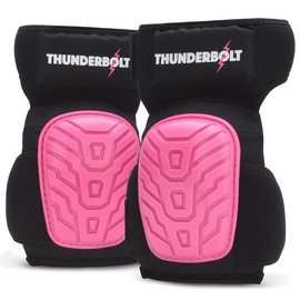 Thunderbolt Womens Knee Pads for Work - Black Design, Comfortable Fit, Ideal for Physical Activities - Style: Black