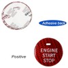 Auto Engine Start Stop Button,Power Ignition Switch Button Cover Sticker