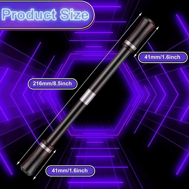 Black Finger Pen Spinning Mod Gaming Spinning Pen with Weighted