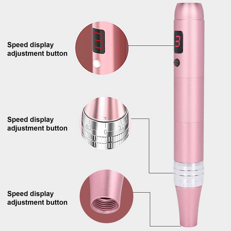 Professional Derma Pen Micro Needle 3 Gears Adjustment Anti Aging
