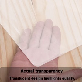 36” x 24”Silicone mat, Large Silicone Heat-Resistant mat, Kitchen countertop Non-Slip mat, Craft Table placemat.(Translucent)