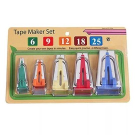 Unbranded NEW! Bias Tape Maker SET OF 5 SIZES