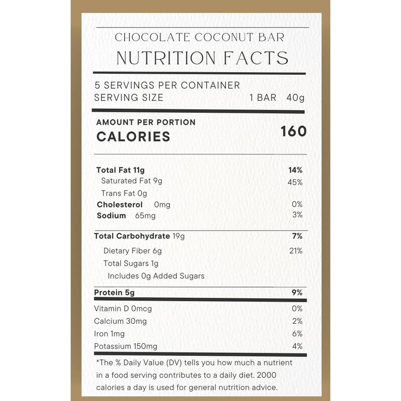 Generic Elevation Advance Chocolate Coconut Bars Keto Friendly (Simplycomplete 5