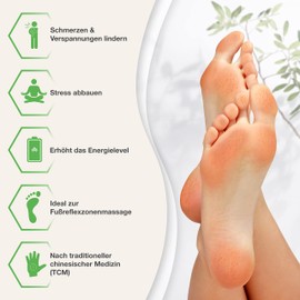 BACKLAxx ® Acupressure Mat Foot - Massage Mat for Foot Massage, Back, Neck and Shoulder with Attachment Strap - Acupuncture Door Mat Against Tension - Acupressure Mat for Feet