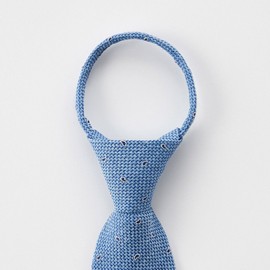 Estico Paisley All-Over Zipper Tie Blue_SNTVZ85BPL
