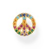 Thomas Sabo H2218-488-7 Single Stud Earrings Peace Gold Plated Silver,