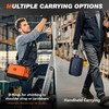 12 10" Small Tool Bag 2 Pack, Zipper Tool Pouch