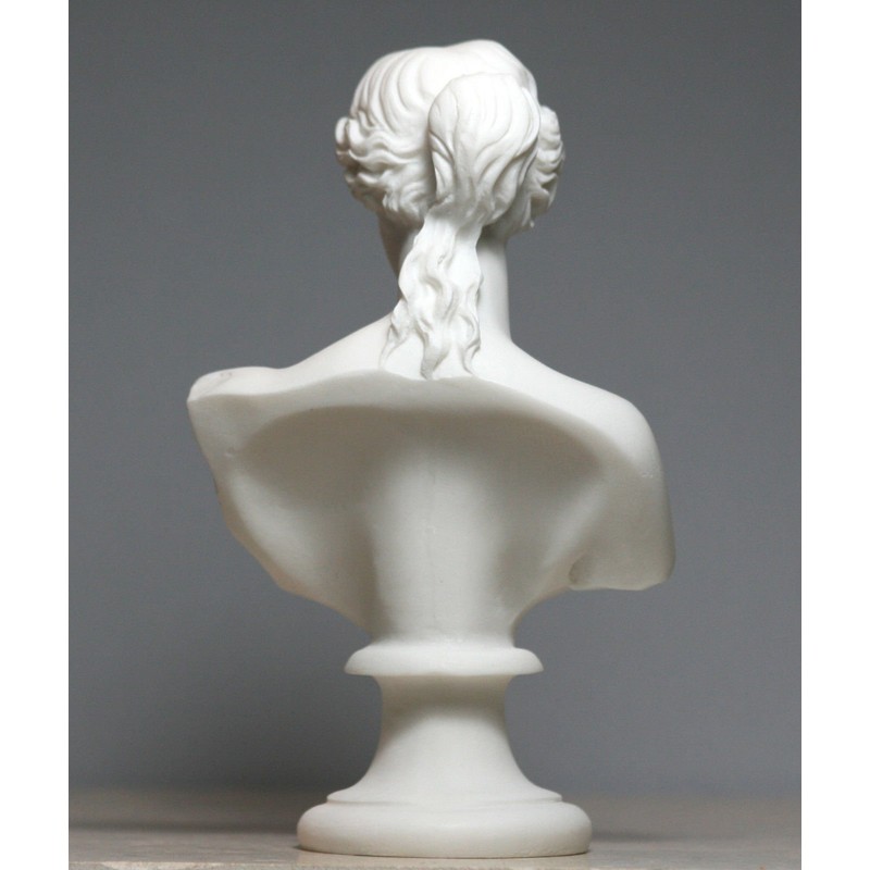Bust Head Goddess Aphrodite of Milos Venus Alabaster Statue Sculpture