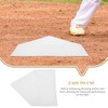 VOSAREA Baseball Home Plate Baseball Pitcher Mat Thrown Down Softball