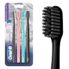 Oral Pro Whitening Brilliance Cepillos Dientes Extra Suaves Negro Coral