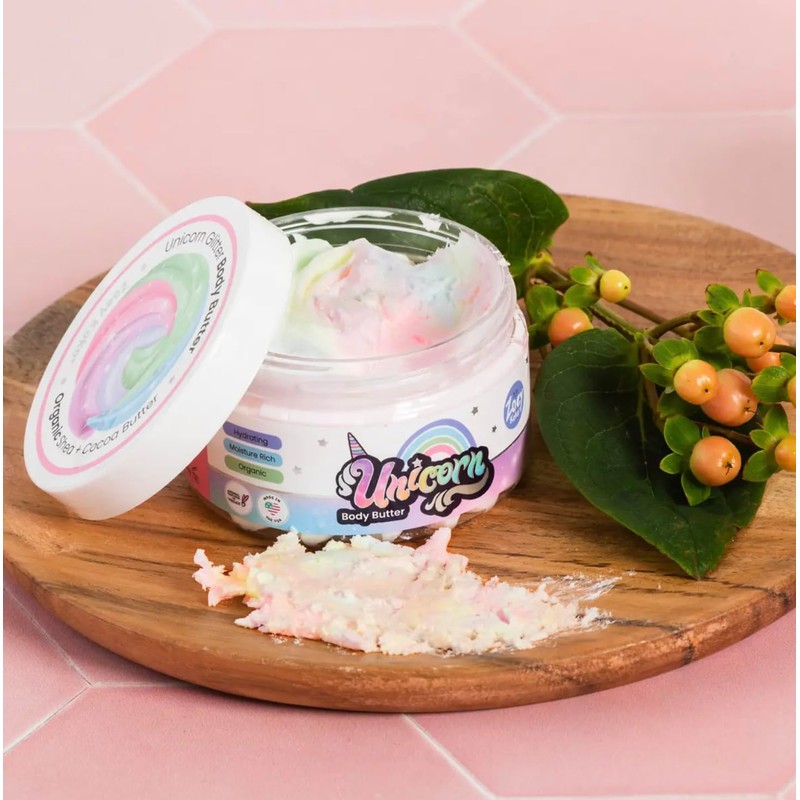 Zoey Koko Unicorn Glitter Body Butter - Organic Body Cream