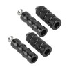 2 Pair Motorcycle Brake Foot Peg CNC Process Plating Precise