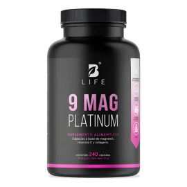 9 Tipos De Magnesio Cloruro 240 Caps. B Life 9 Mag Platinum