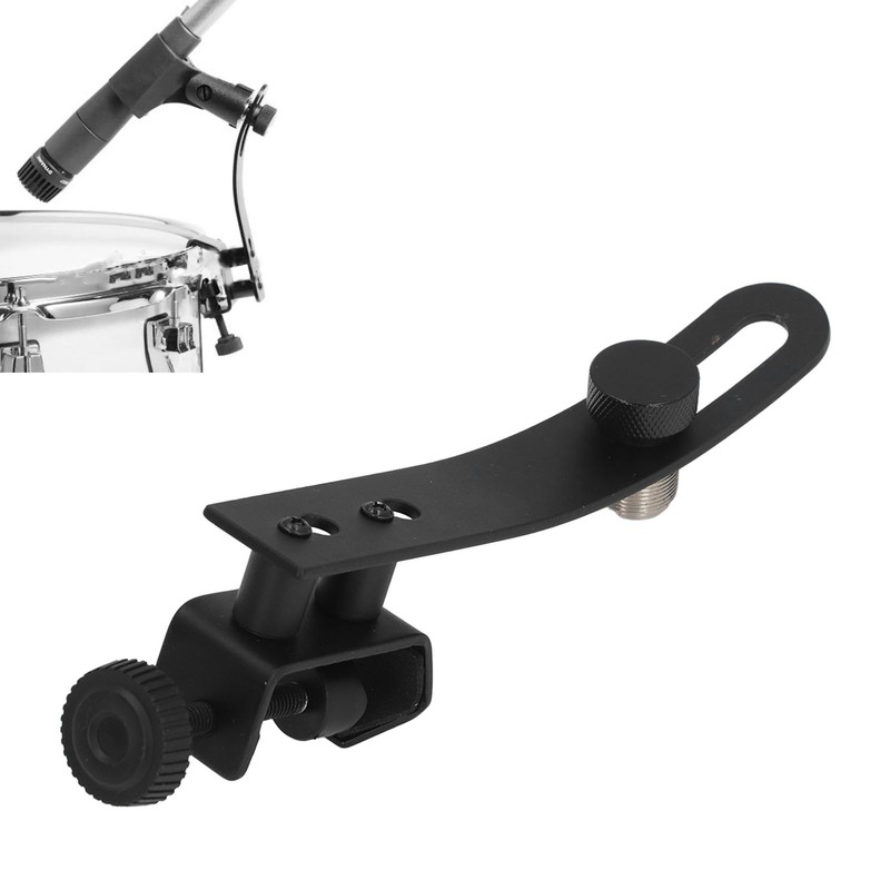 Drum Microphone Clip Adjustable Shockproof Microphone Securing Clips Mount Holder