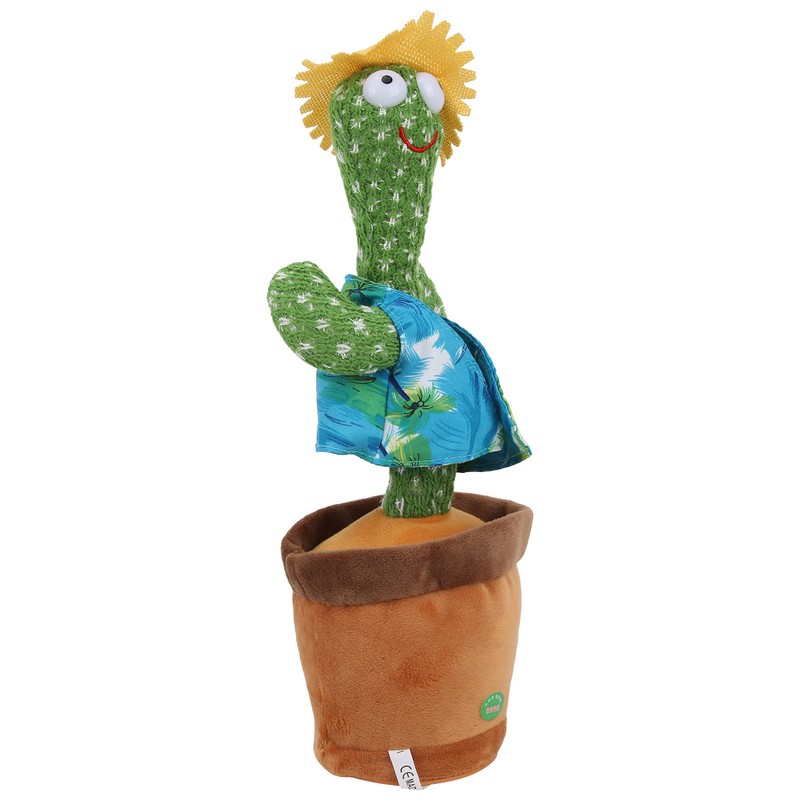 Cactus Plush Toy Multifunction Electronic Cacti Plaything Singing and Dancing