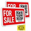 14'' x 8'' for Sale Sign Car (Plastic, 2-Pack) -
