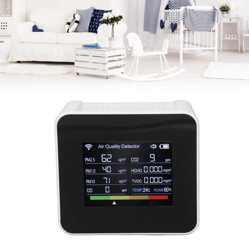 WiFi Air Quality Detector CO2 HCHO TVOC PM2.5 CO Monitor