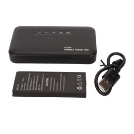 4G WiFi Router 300Mbps Micro SIM Card Slot Support 8 Users WPA WPA2 2600mAh Mobile WiFi Hotspot for Office Travel Home