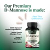 D-Mannose Supplement 1,350 mg with Cranberry & Hibiscus - Effective