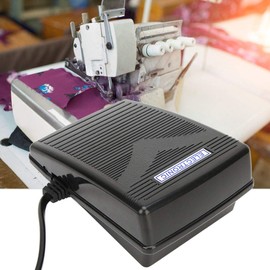 Nähmasciefußpdlgr670, 220 V Foot Control Pedal with Power Cord for Singer 974 Sewing 220 V Foot Switch Home Sewing Machine Electronic Foot Control Cable Machine (EU Plug) with Power Cord for Singer