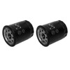 2PCS Oil Filter 2540086 Oil Cleaner Steel Cylindrical Replacement for