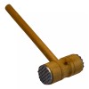 Misorel Martillo Aplanador Y Ablandador Carne 30cm Madera Natural