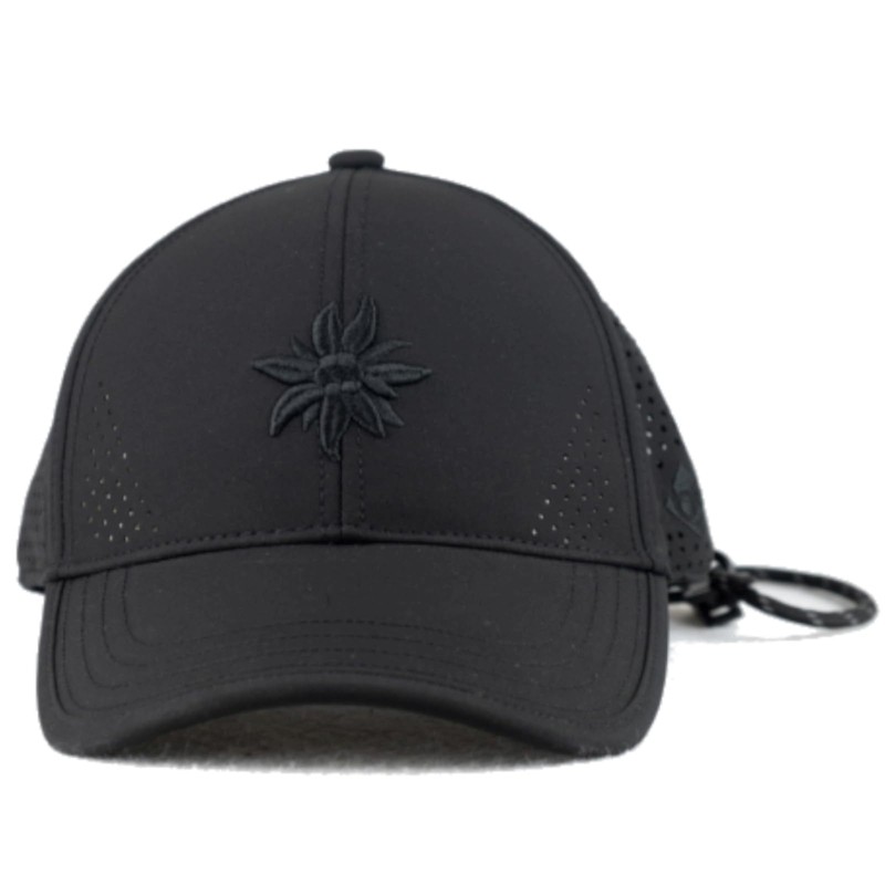 Bavarian Caps Edelweiss Outdoor V2 Black Curved, black, Unit size