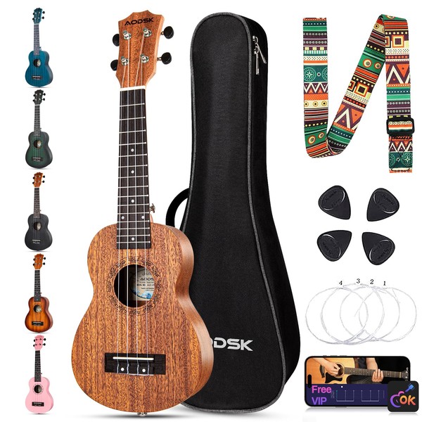 AODSK Ukulele For Beginners,Uke Starter Bundle Kit,21 inch Ukelele with