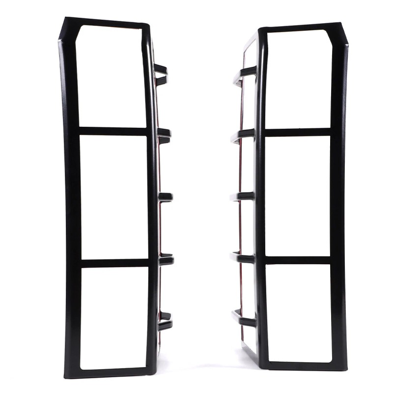 cartiangous Carbon Steel Tail Light Lamp Grille Protective Cover Fit