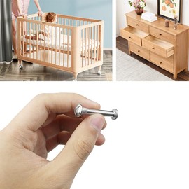 RHQFDM 30 Pieces Furniture connectors Furniture screws Cabinet connectors Connecting screws Sleeve screws Threaded sleeve for connecting furniture Panels