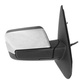 Right Mirror with Chrome Cover Passenger Side Compatible with 2009-2010 Lincoln Navigator FO1321392