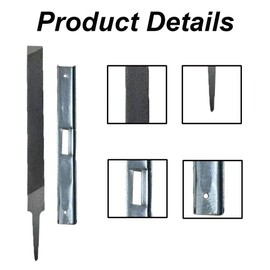 Chainsaw Sharpening Tools, Universal Chainsaw Depth Gauge and Flat File Set Metal Chain Saw Sharpener Kit for General Chainsaw