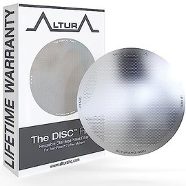 The DISC: FINE Premium Filter for AeroPress Coffee Makers by ALTURA