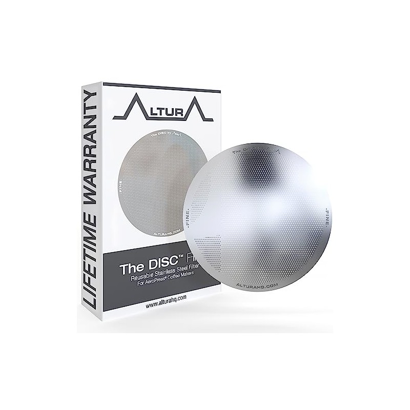 The DISC: FINE Premium Filter for AeroPress Coffee Makers by