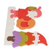 Christmas Jigsaw Puzzle Silicone Learning Educational Christmas Tree Puzzle Toy