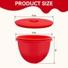 3PCS Silicone Bowl Liners with Lids for KitchenAid Tilt-Head 5QT