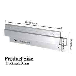 Zorfeter 2 Pairs Z Hanger French Cleat Hanger 10 Inch - Mirror, Picture, Whiteboard, Headboard, Artwork Frames Wall Mounting Brackets - Z Bar Hanger Supports