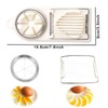 jiuzcare Egg Slicer 2 in 1 Egg Cutting Tool Metal