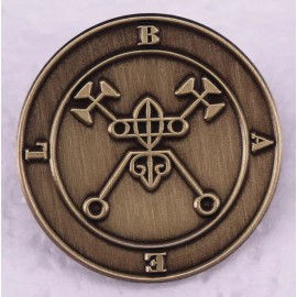 Pinstant BAEL BAAL Ars Goetia Demon Sigil Devil First King of Hell Beelzebub Enamel Pin