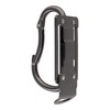 Sankyo Corporation DBLTACT Adjustable Carabiner Tool Holder Steel Gunmetal DT-THM-811G