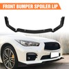 JTFF Front Bumper Spoiler Lip Compatible with 2014-2017 Infiniti Q50