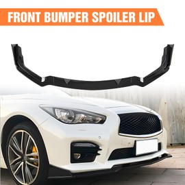 JTFF Front Bumper Spoiler Lip Compatible with 2014-2017 Infiniti Q50 Q50L